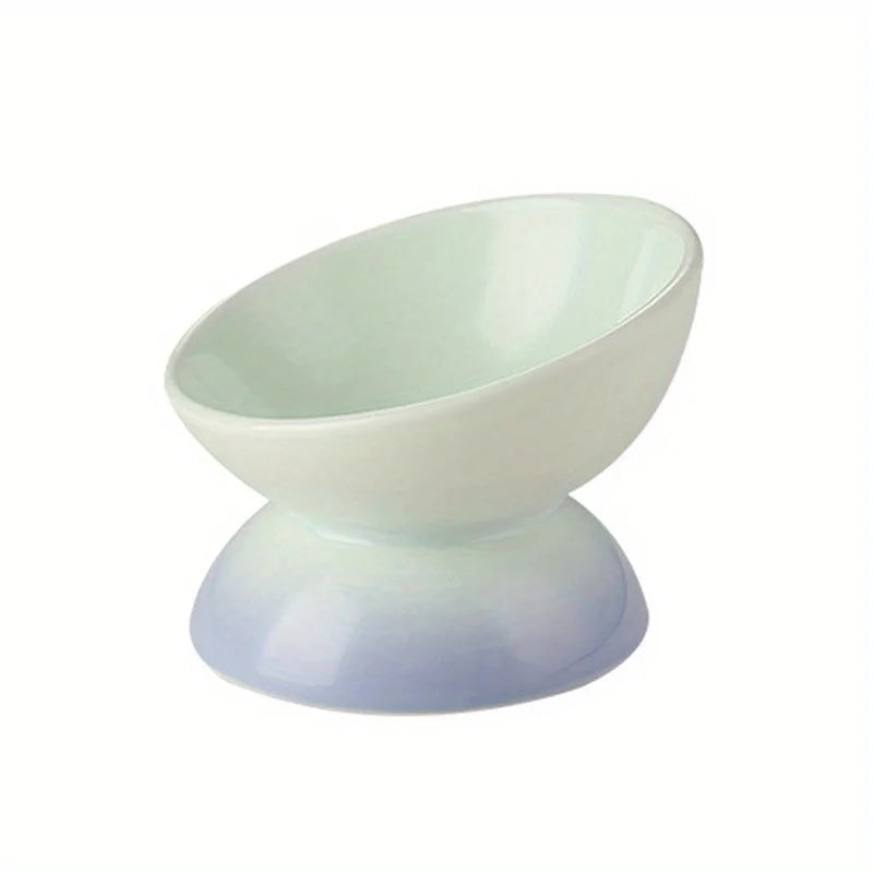 Cat Bowl,Ceramic Elevated Pet Food