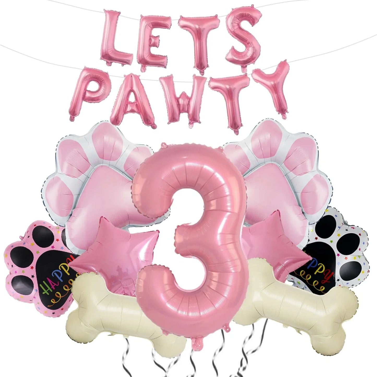 Dog Balloon Lets Pawty Balloon