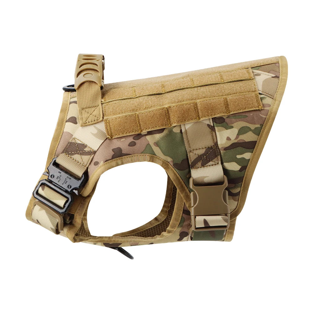 Military Large Dog Harness Collar