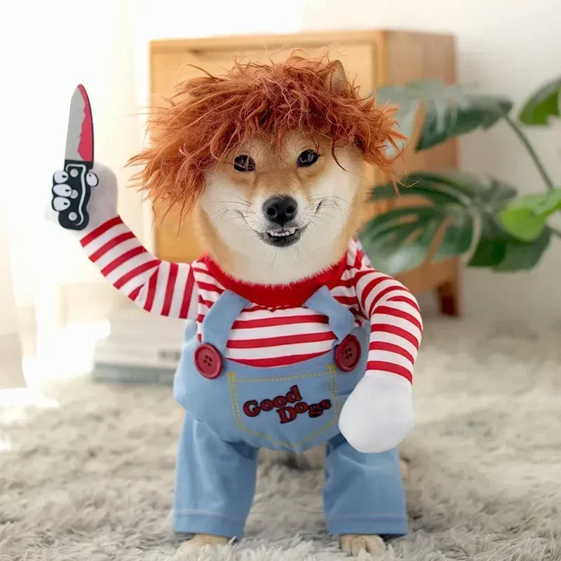 Scary Doll Dog Halloween Costume