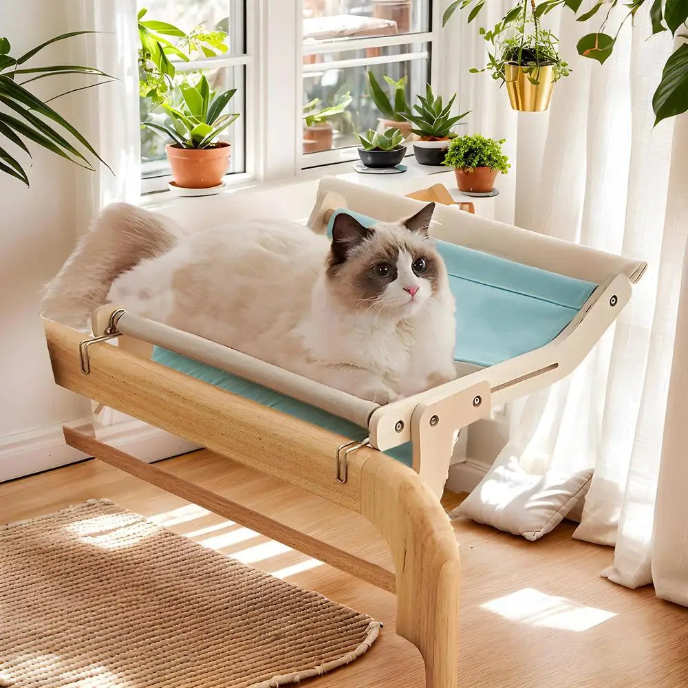 Cat Suspension Hammock Portable Detachable Bed Window Shelf