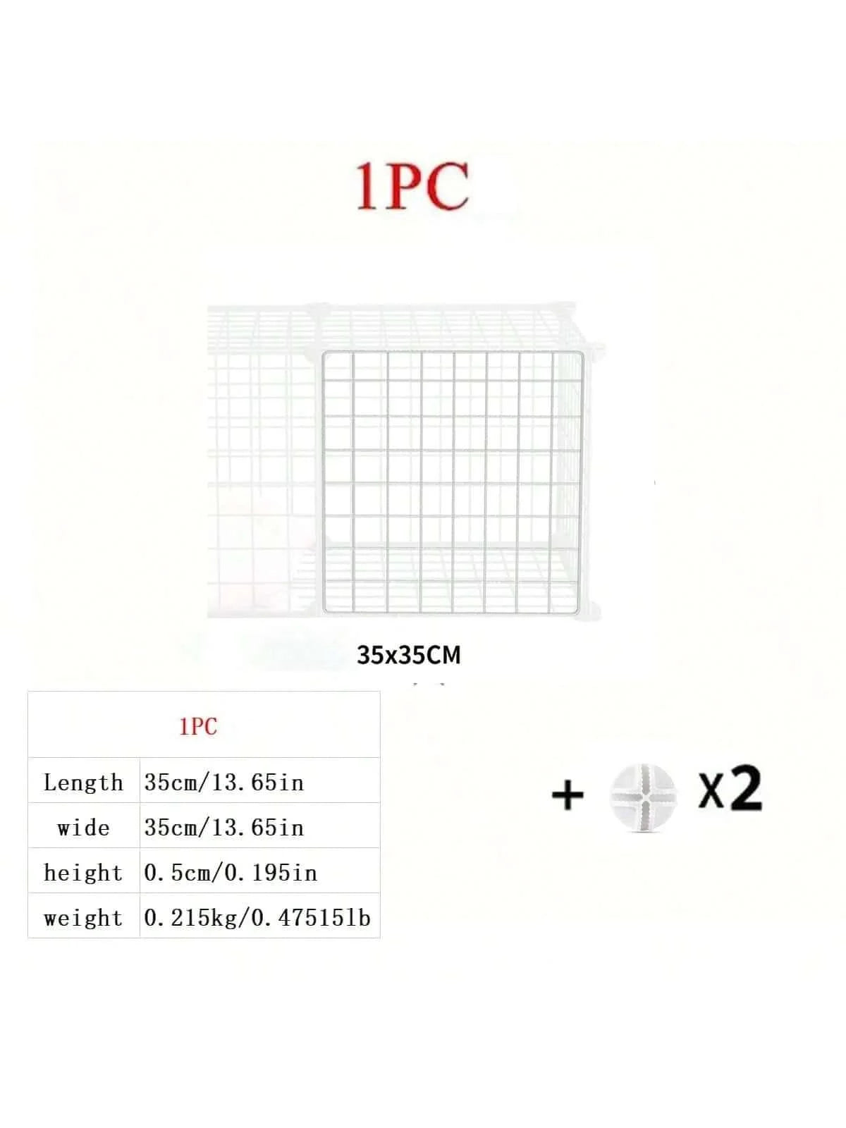 White pet fence - Iron Mesh DIY