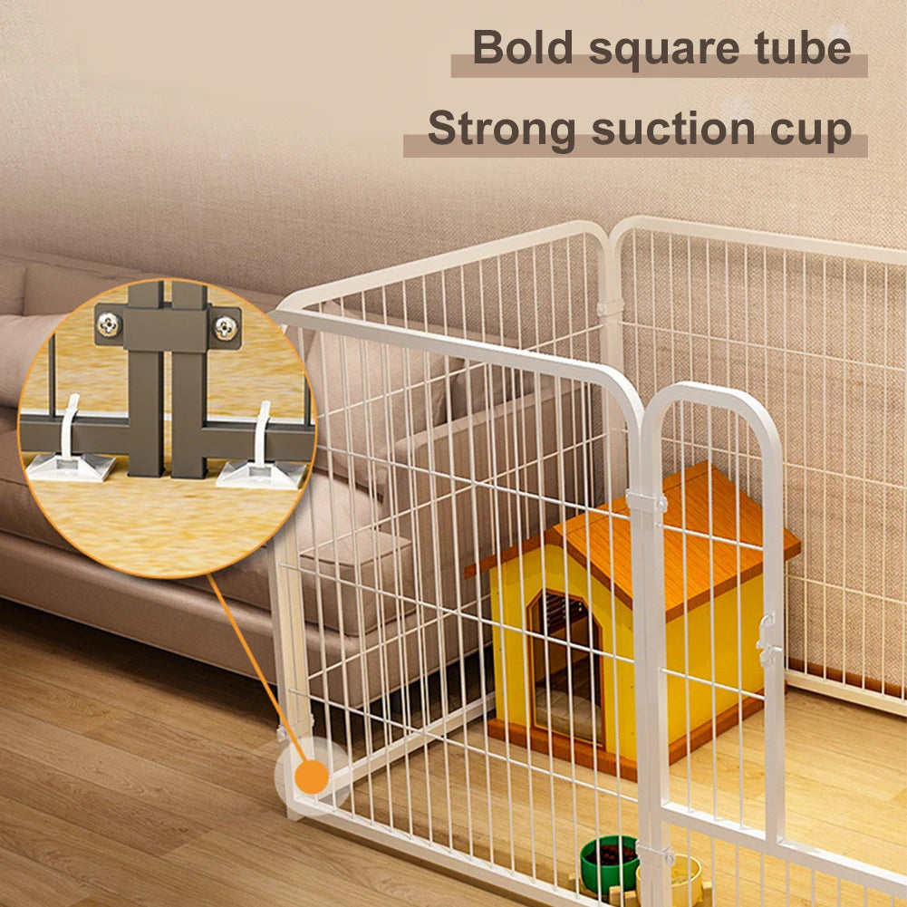 6 Panels Dog Playpen - Foldable