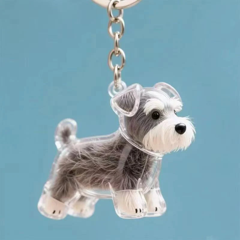Pet Hair Memorial Pendant Keychain