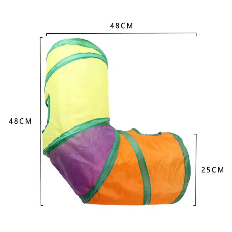 Cat Tunnel Interactive Toy Hide