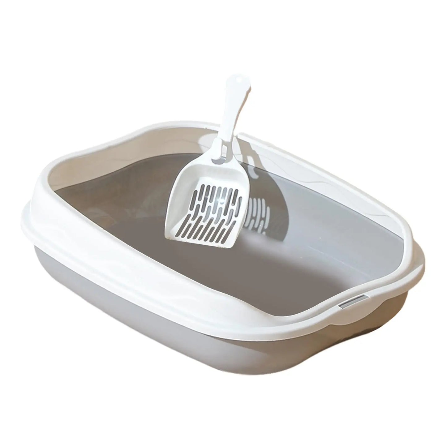 Cat Litter Box with High Sides - Semi Closed