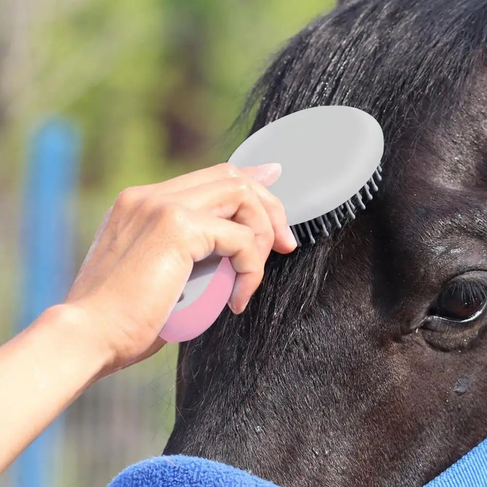Horse Hair Comb Multipurpose Cleaning Massage Comfortable Ho