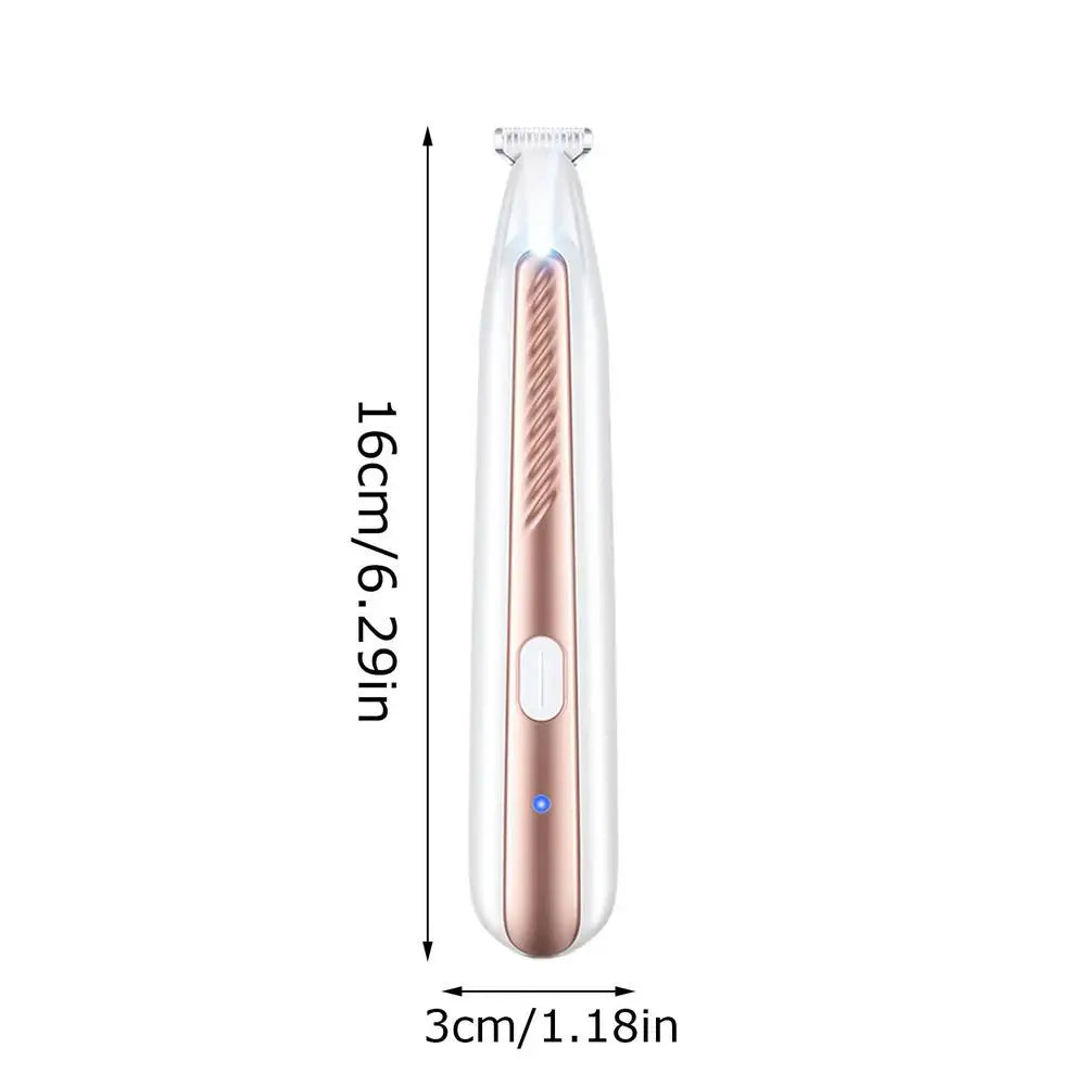 Portable Dog Paw Trimmer with Led Light Rechargeable Cordles