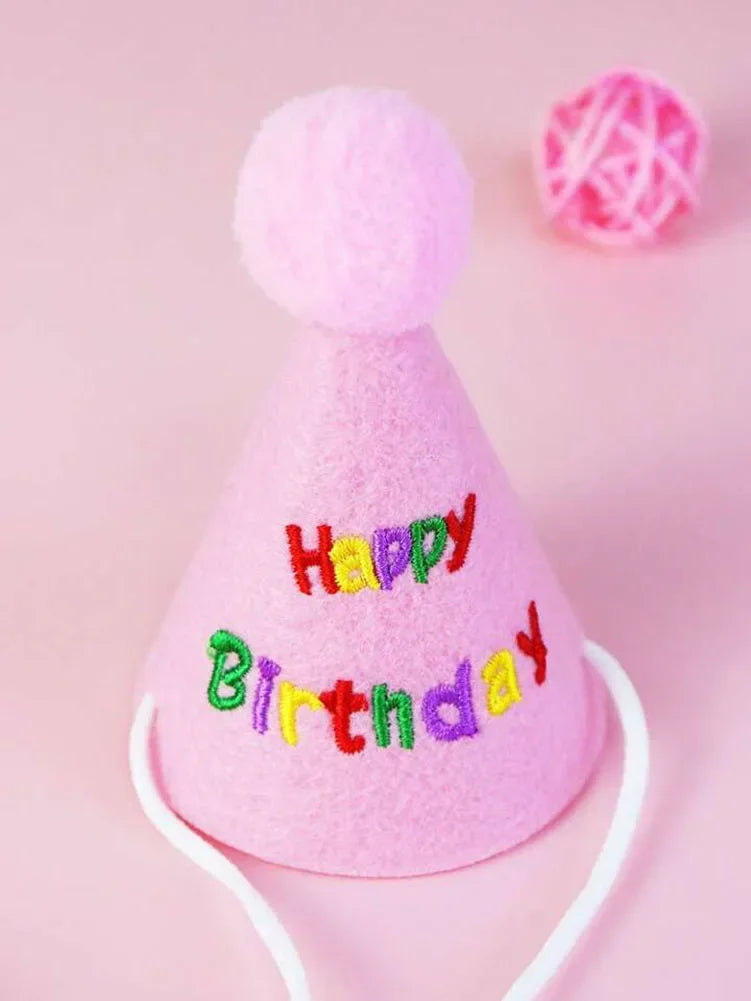 Cat Dog Birthday Bib And