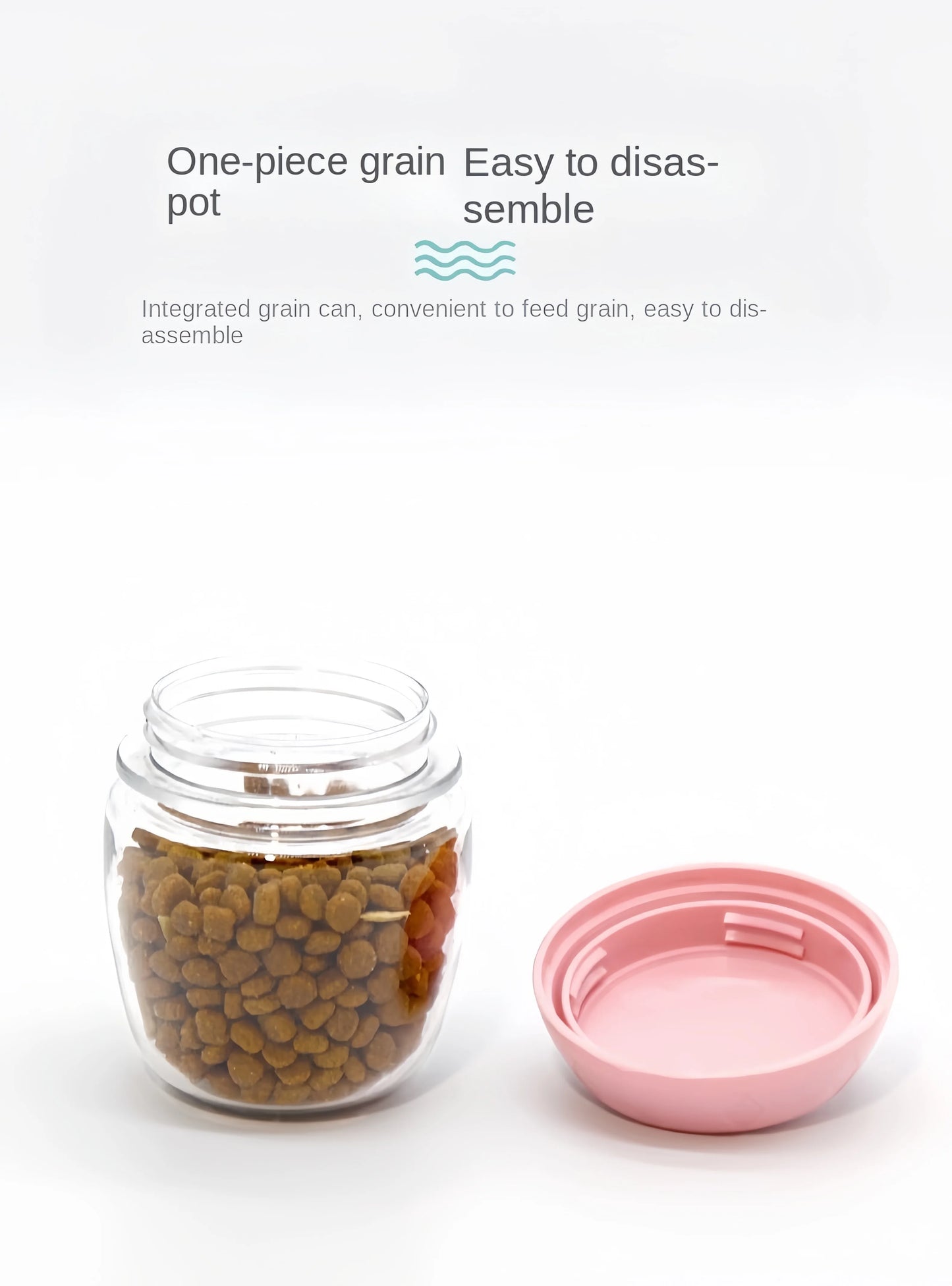 Portable Dog Water Bottle with Food Storage