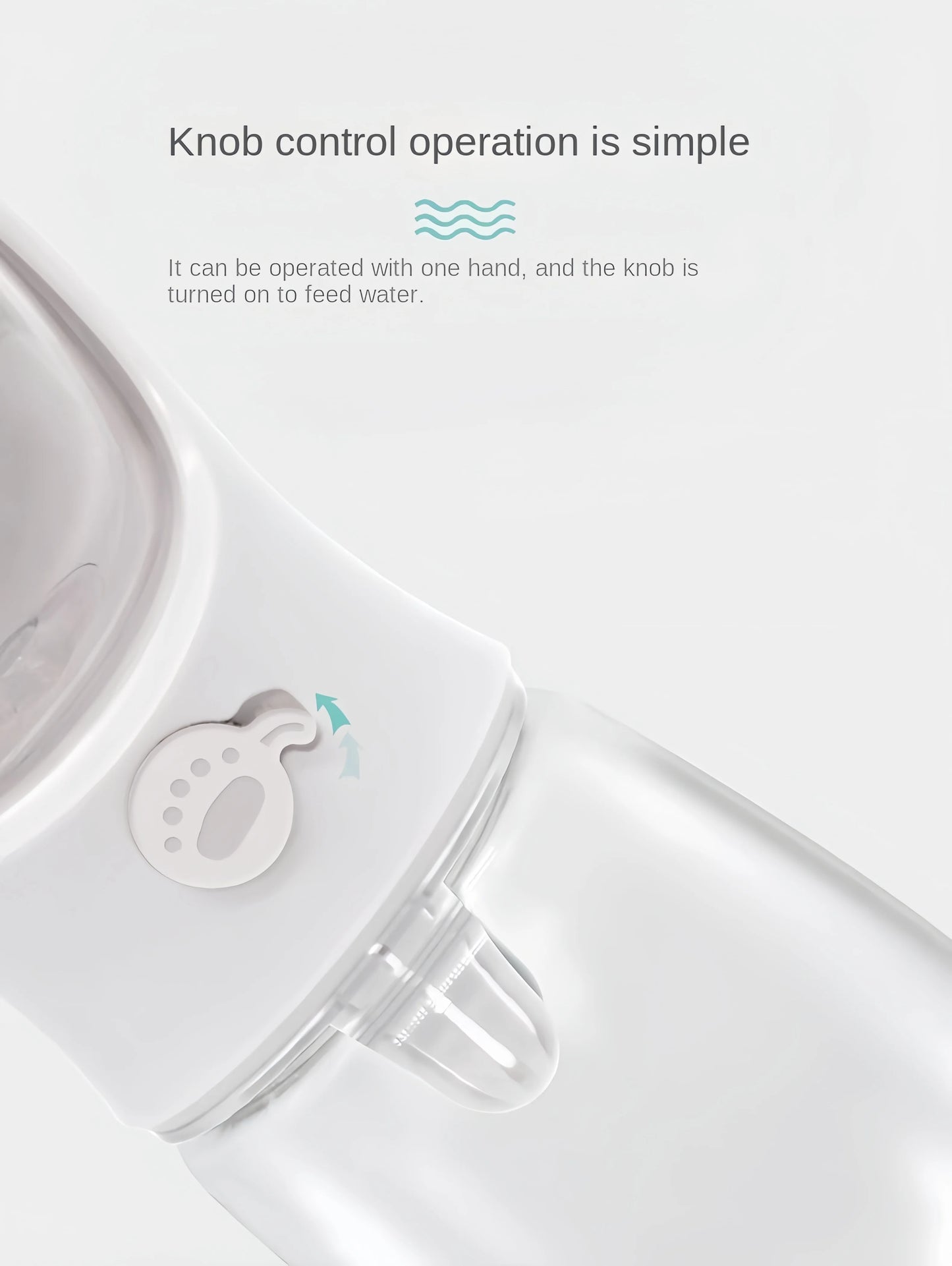 Portable Dog Water Bottle with Food Storage