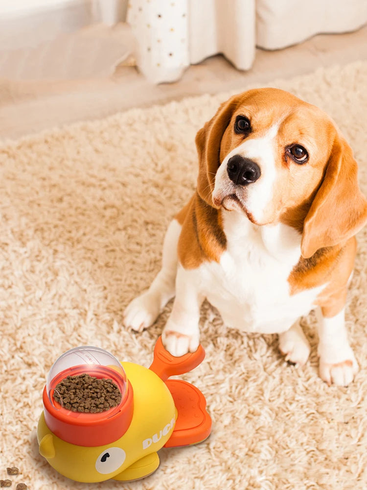 Dog Puzzle Feeder Interactive Pet Food Treat Dispenser Carto