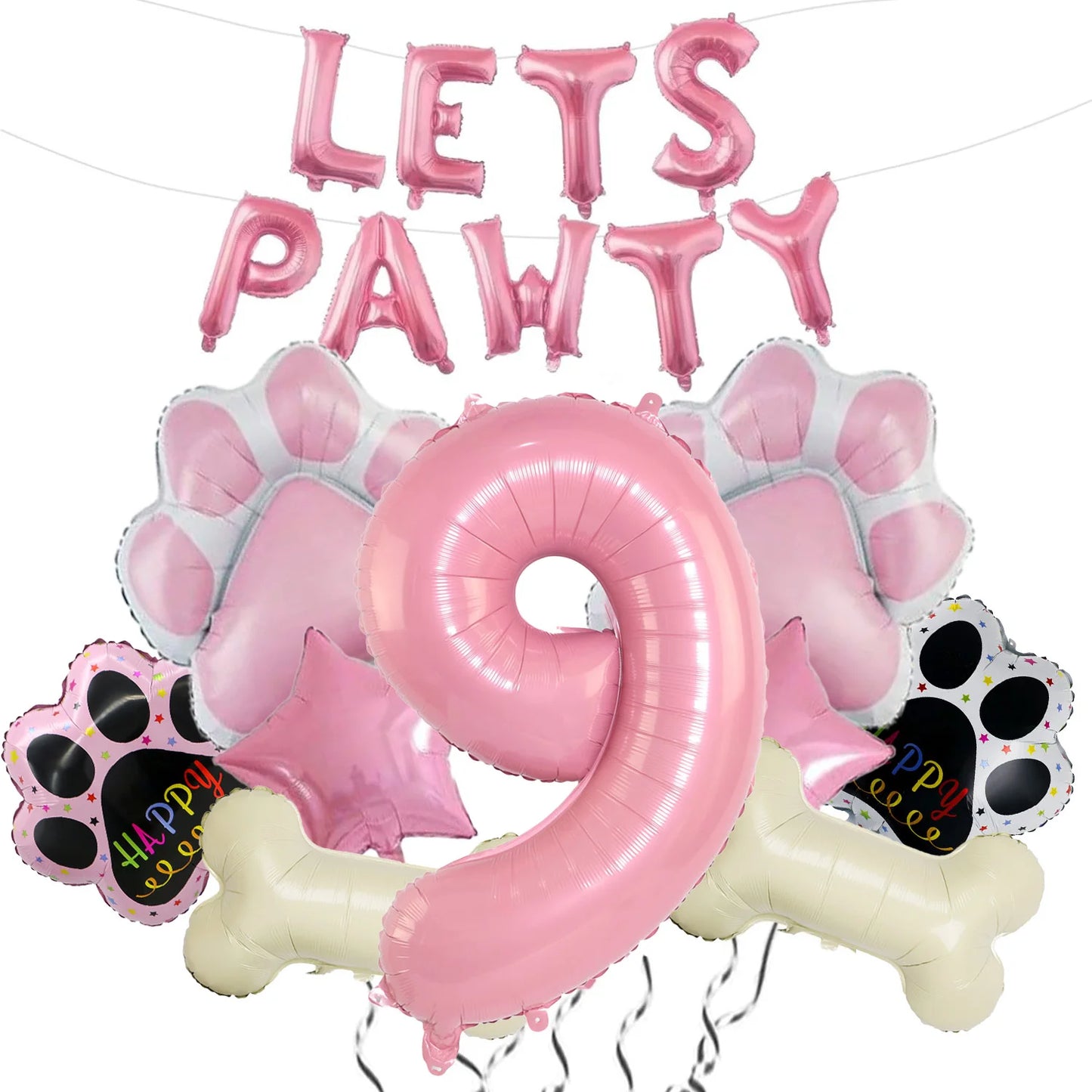 Dog Balloon Lets Pawty Balloon
