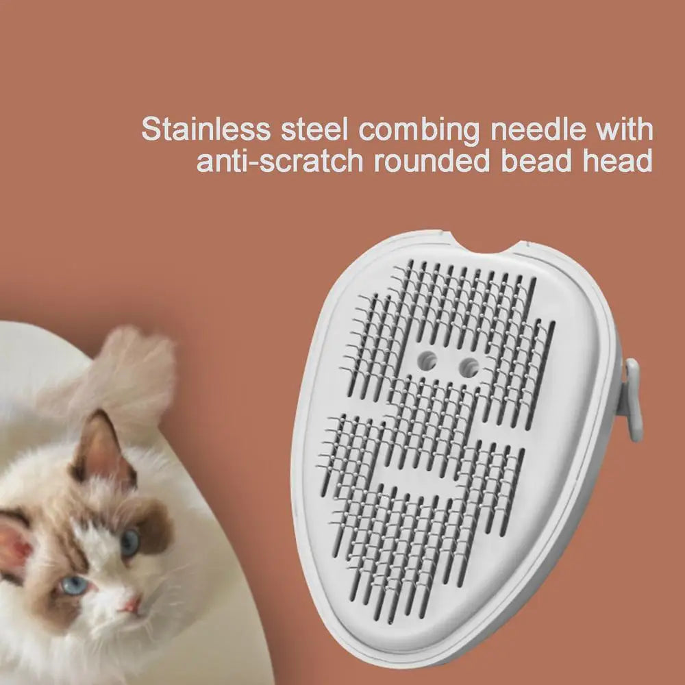 Cat Steam Brush Steam Grooming