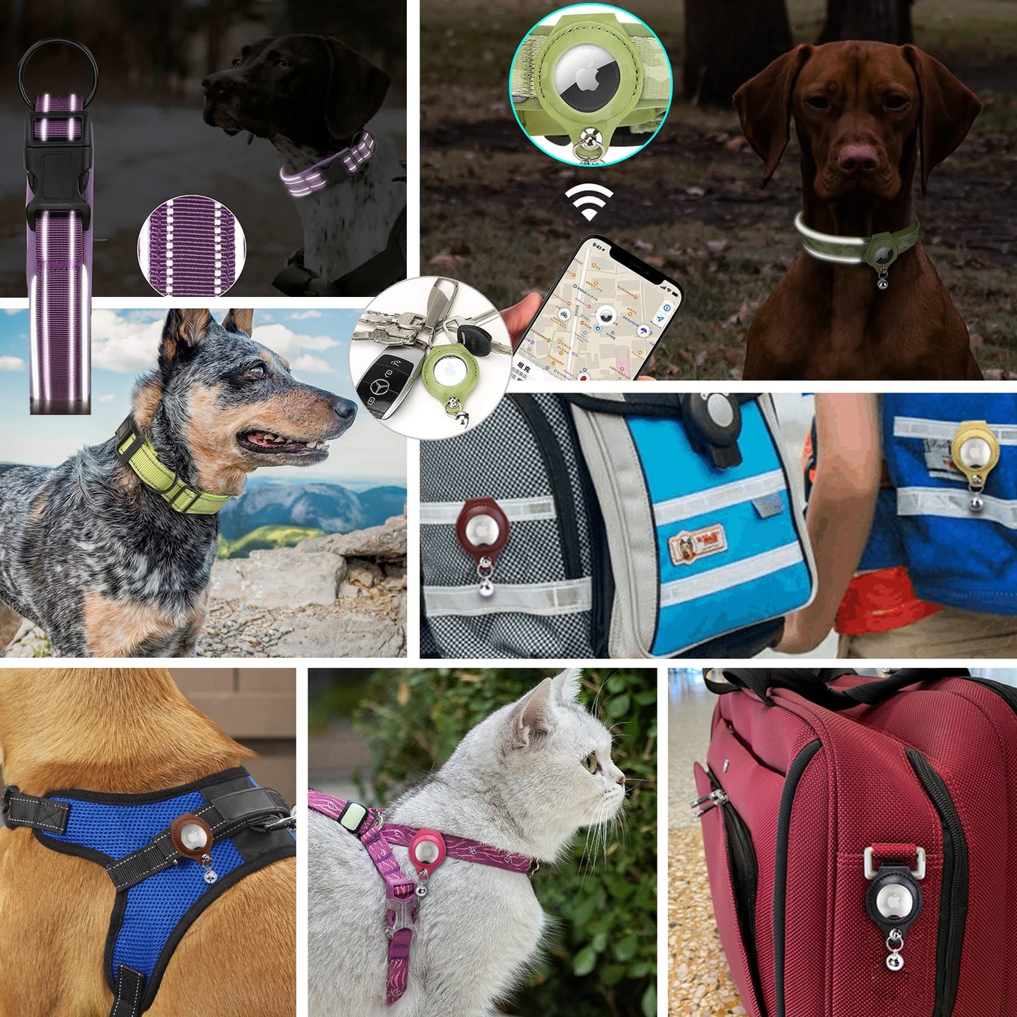 Airtag Dog Collar Tracker