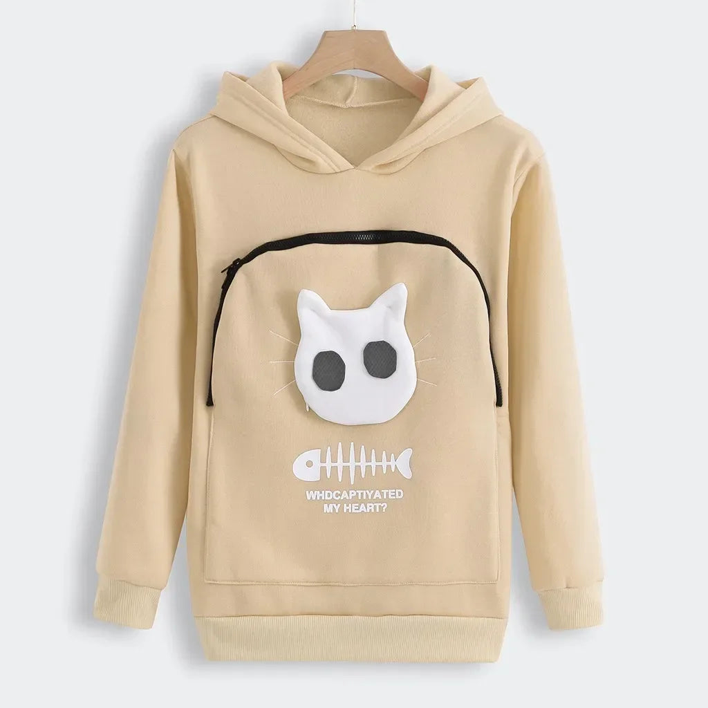 Winter Animal Pouch Hoodie
