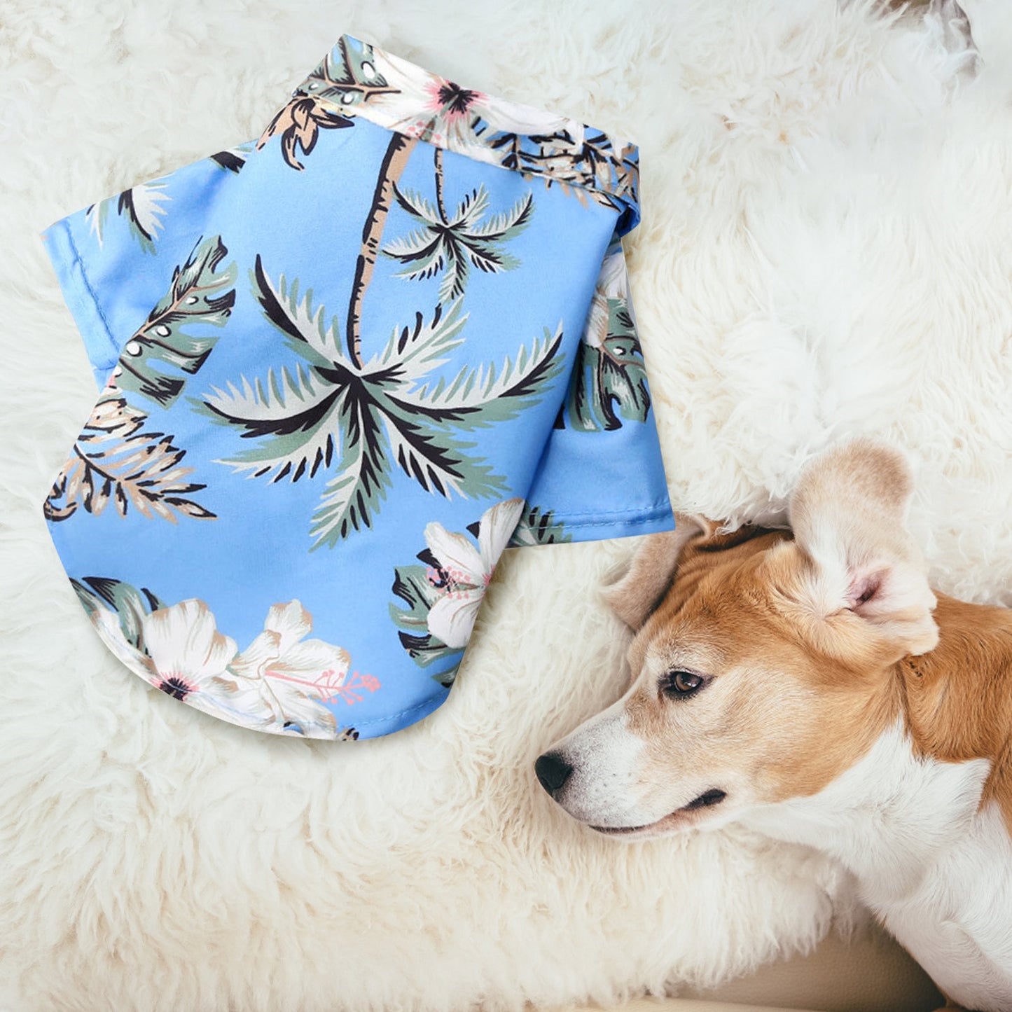 Pet Summer Cotton Shirts Hawaii