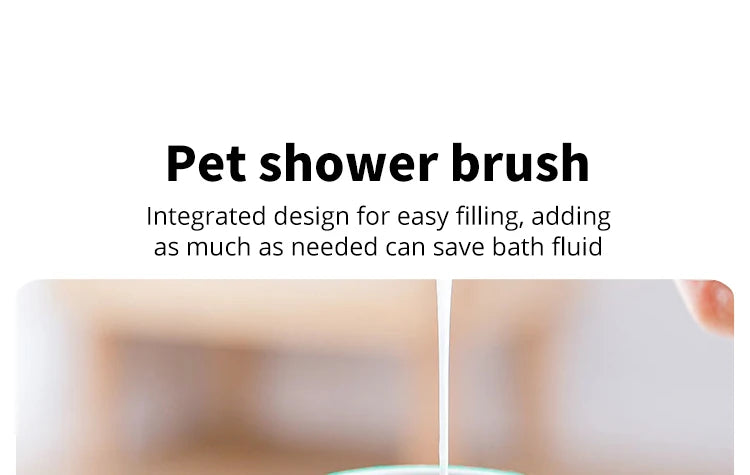 Soft Silicone Massager Pet Bathing Brush