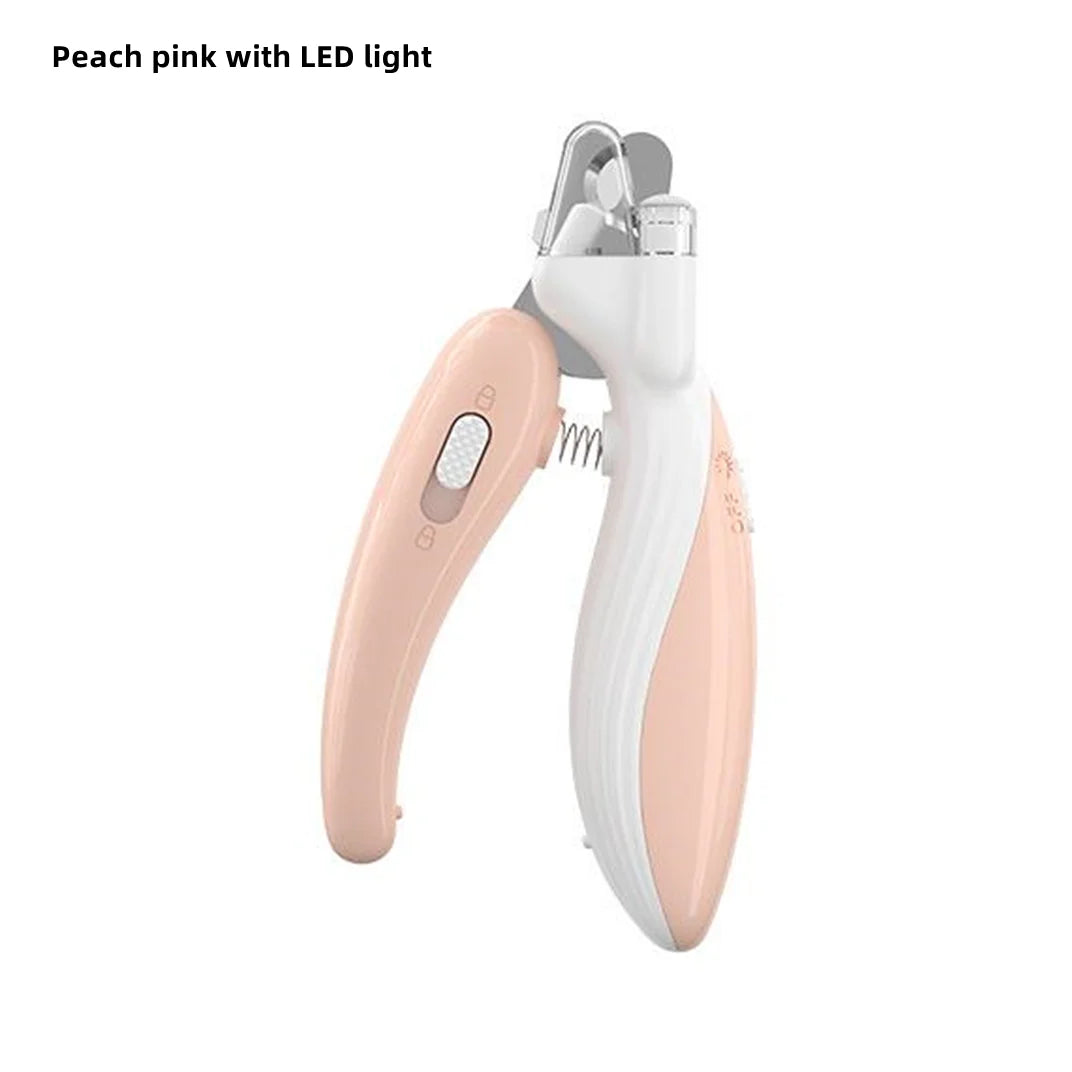 Pet nail clippers with LED light