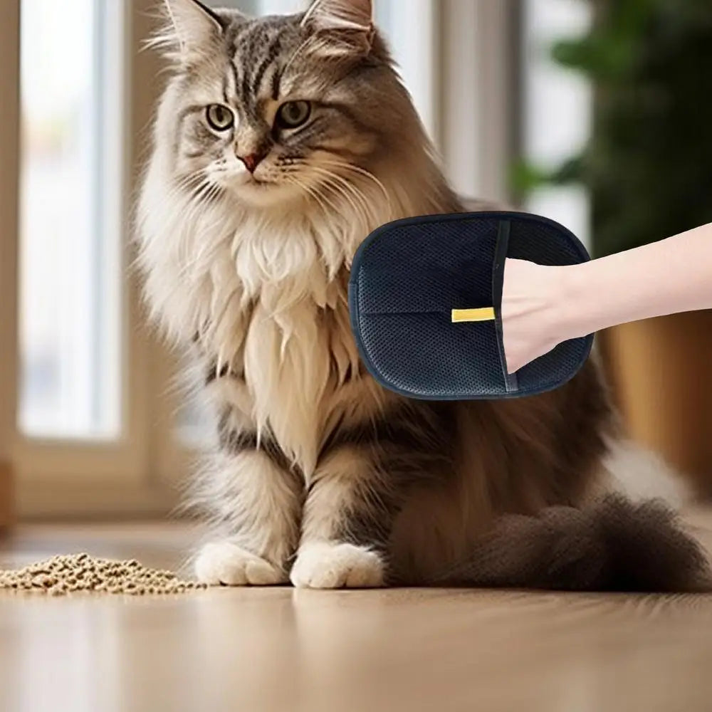 Pet Grooming Gloves Double Sided
