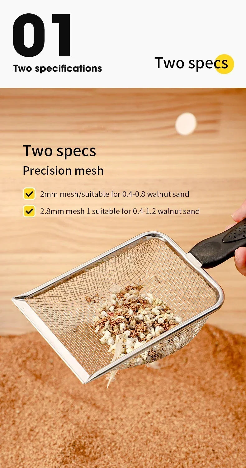 Cat Litter Shovel - Stainless Steel