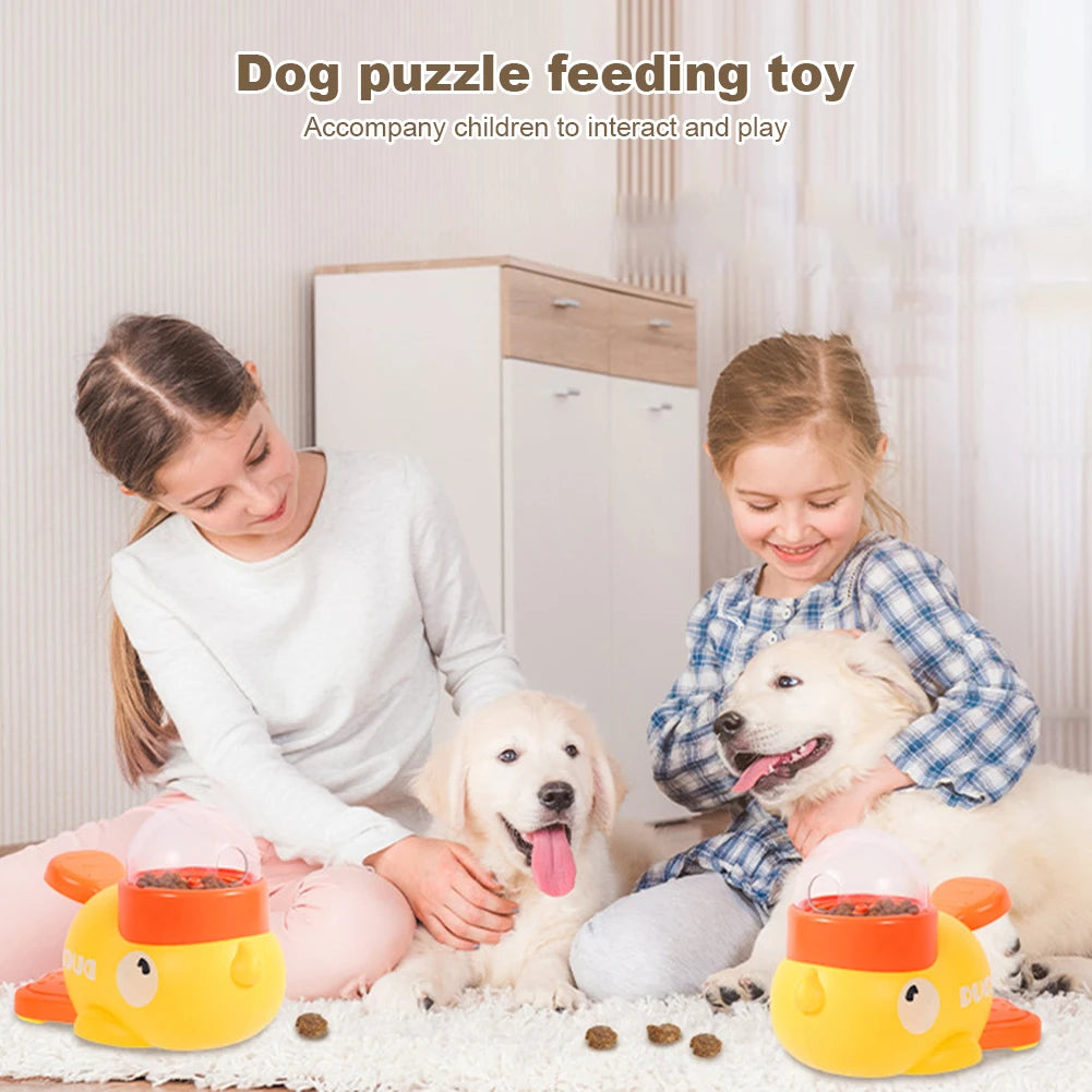 Dog Puzzle Feeder Interactive Pet Food Treat Dispenser Carto