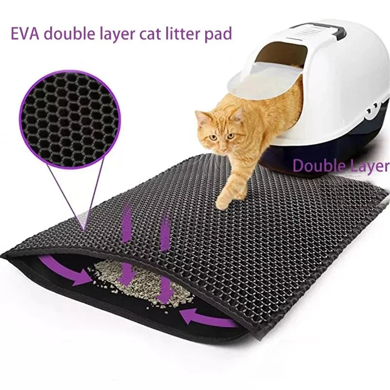 Cat Litter Mat - Double Layered and Waterproof