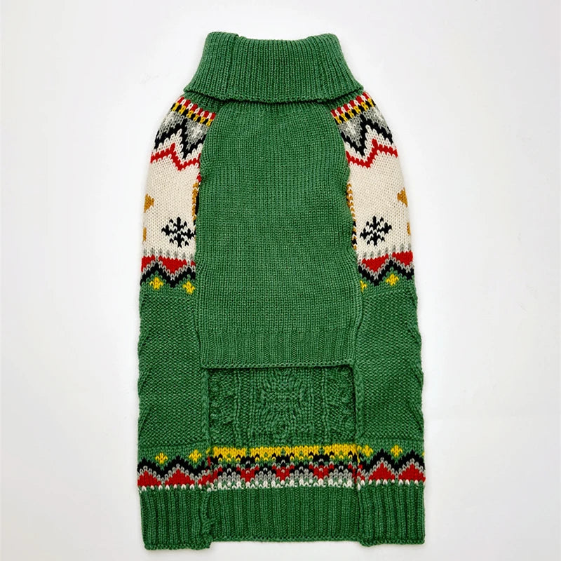 Dog Winter Clothes Pet Christmas Red Sweaters Sleeveless Gin