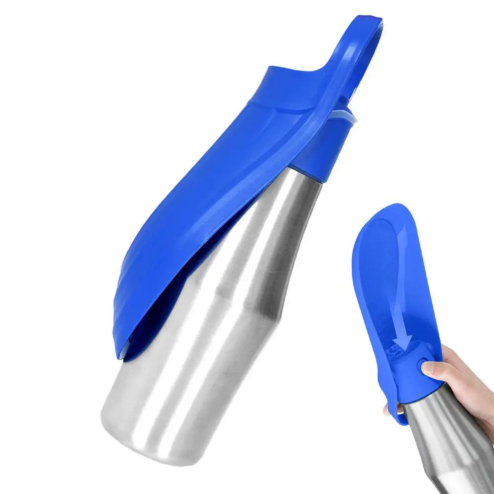 Dog Water Bottle 27oz Stainless Steel Travel Water Dispenser
