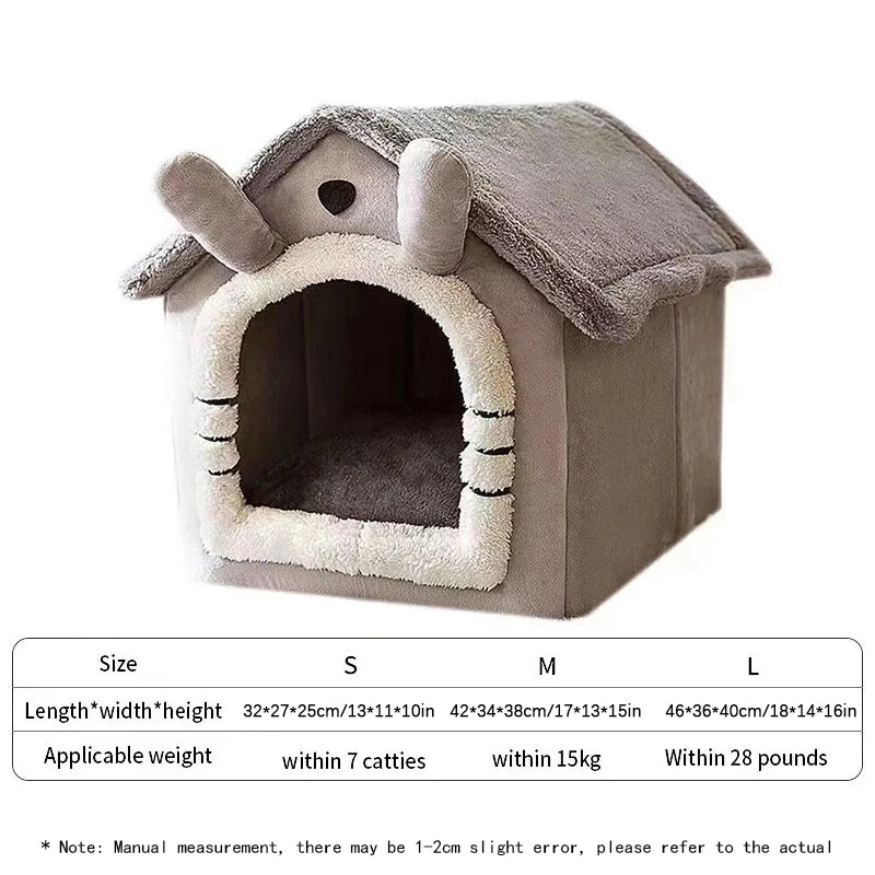 Soft Tent-Style Dog Bed