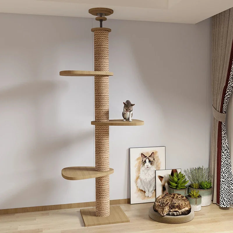 Cat Supplies Wooden Cats Tree