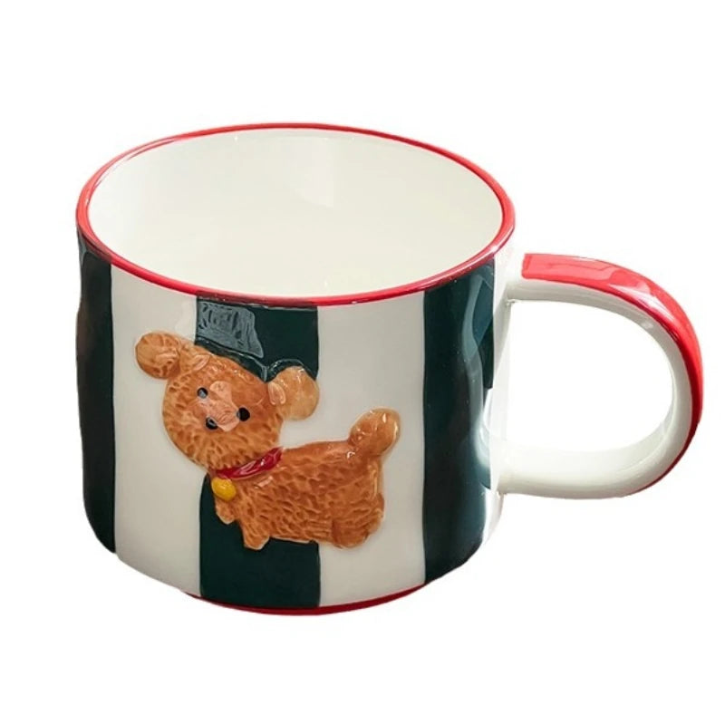 Cartoon Dog Ceramic Mug Animal