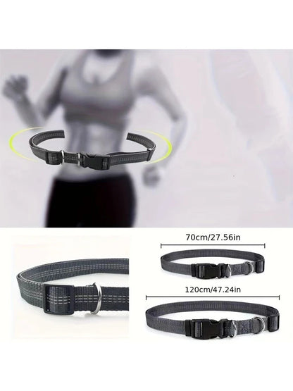 Hands-Free Adjustable Leash with Hip Bungee
