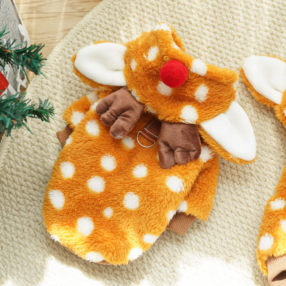 Pet Dog Christmas Clothes Elk