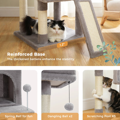 Domestic Delivery Multi-Level Cat Tree Tower Climb Furniture