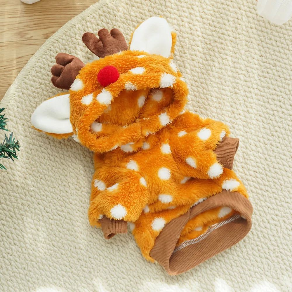 Pet Dog Christmas Clothes Elk