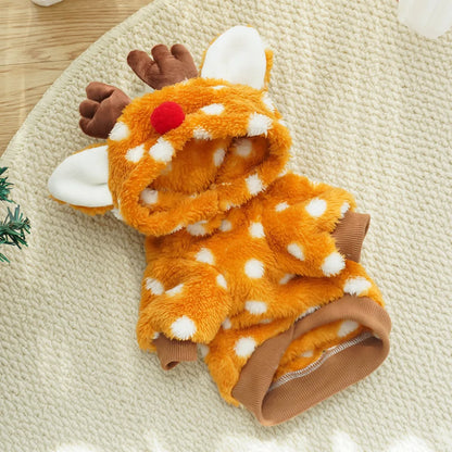 Pet Dog Christmas Clothes Elk