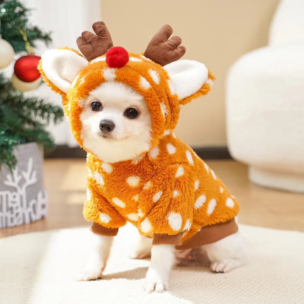 Pet Dog Christmas Clothes Elk