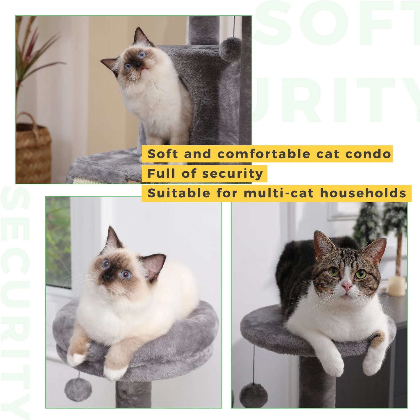 Domestic Delivery Multi-Level Cat Tree Tower Climb Furniture