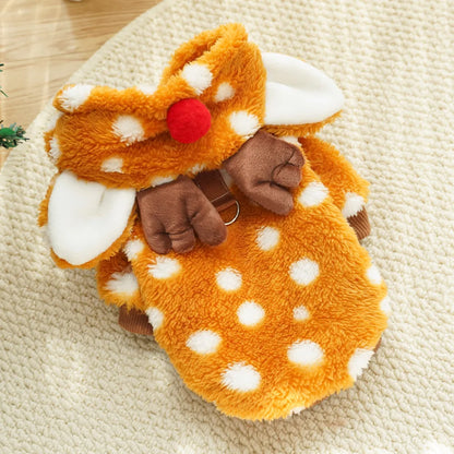 Pet Dog Christmas Clothes Elk
