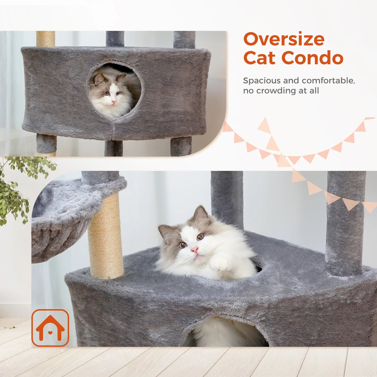 Domestic Delivery Multi-Level Cat Tree Tower Climb Furniture