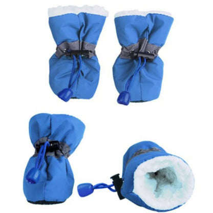 4Pcs Waterproof Pet Dog Shoes