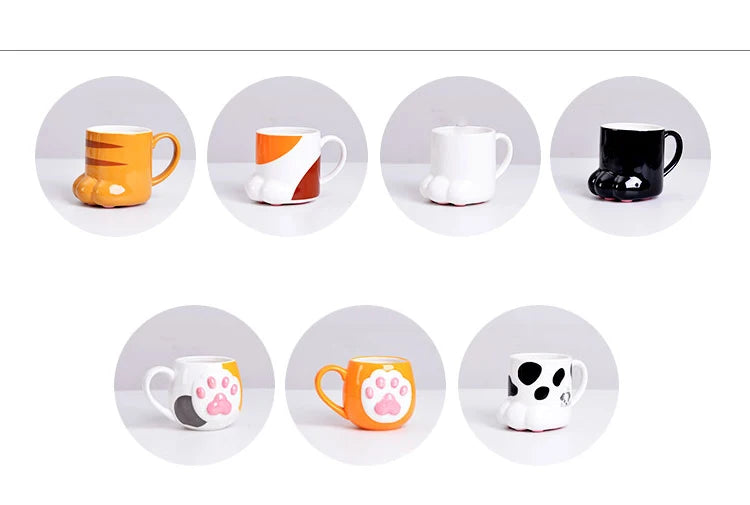 Cute Cat Paw Mug Coffee