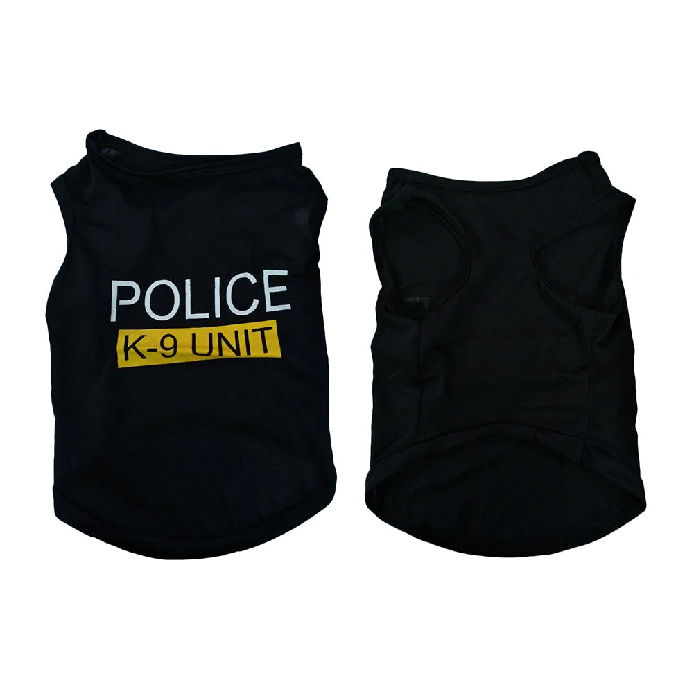Police Suit Cosplay Dog Clothes