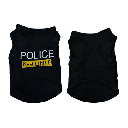 Police Suit Cosplay Dog Clothes