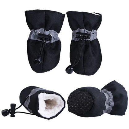 4Pcs Waterproof Pet Dog Shoes