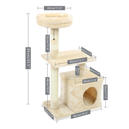 Domestic Delivery Multi-Level Cat Tree Tower Climb Furniture