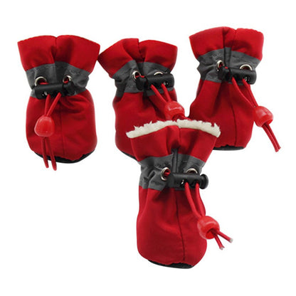 4Pcs Waterproof Pet Dog Shoes