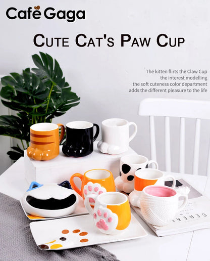 Cute Cat Paw Mug Coffee