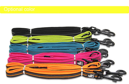 Truelove Pet Dog Leash Multi-function Reflective Hand Free T